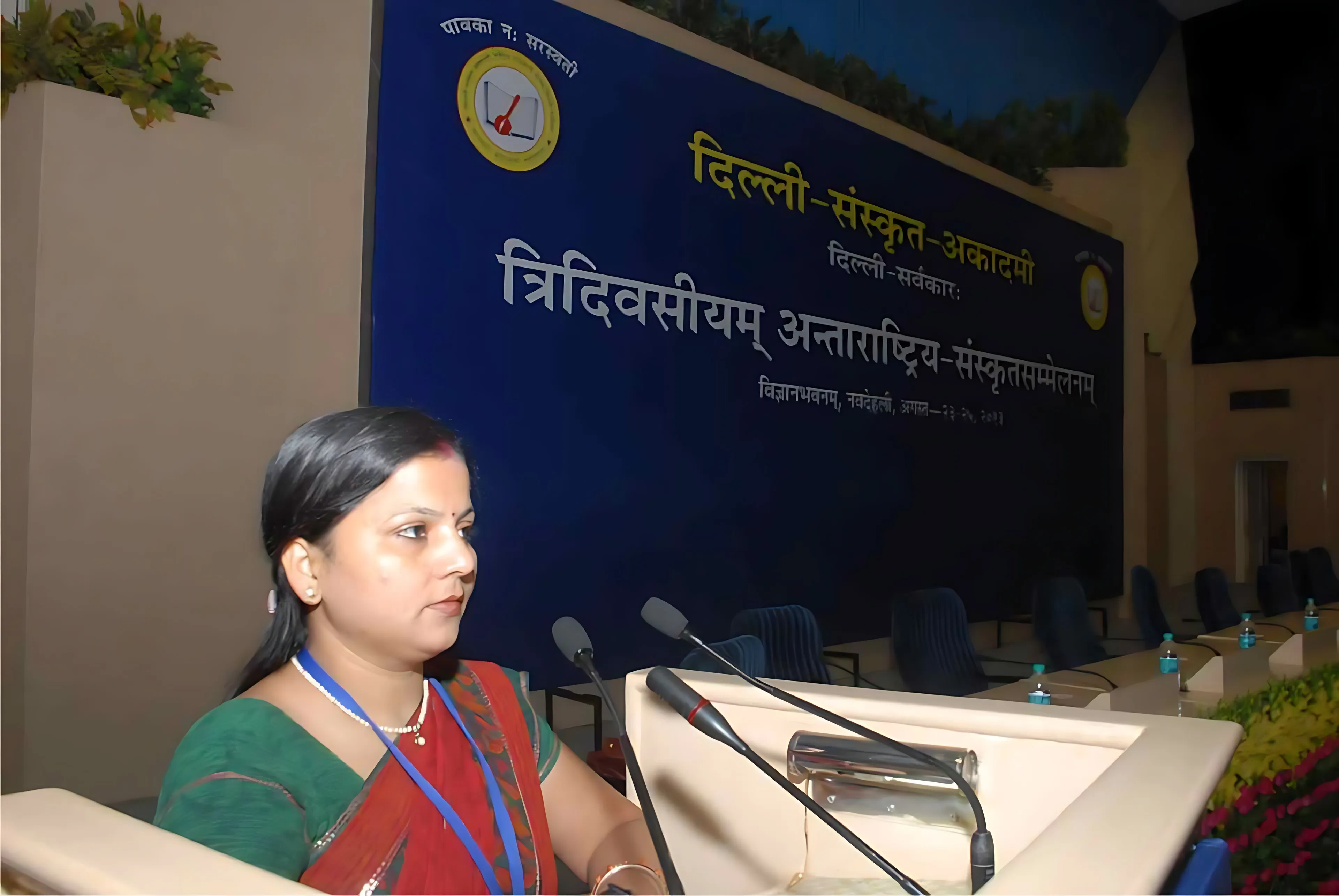 An NDPS student honoured for her achievement